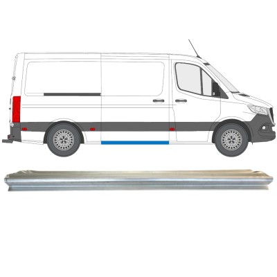 Bīdāmo durvju slieksnis priekš Mercedes Sprinter 2018- / Labā 14554