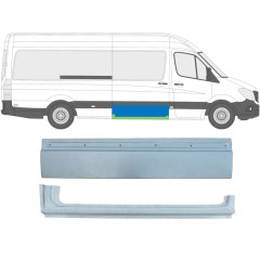 Bīdāmo durvju apakšējā loksne priekš Mercedes Sprinter 2006-2018 / Labā / Komplekts 9266