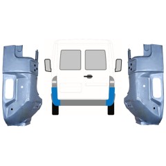 Aizmugurējais statņa stūris priekš Mercedes Sprinter 1995-2006 / Kreisais+Labais / Komplekts 9715