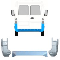 Aizmugurējā daļa priekš Mercedes Sprinter 1995-2006 / Komplekts 9716