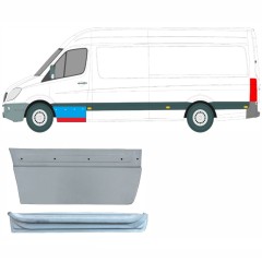 Priekšpuse durvju iekšējais un ārējais panelis priekš Mercedes Sprinter 2006-2018 / Kreisā / Komplekts 9624