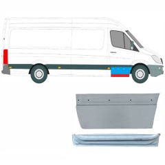 Priekšpuse durvju iekšējais un ārējais panelis priekš Mercedes Sprinter 2006-2018 / Labā / Komplekts 9623