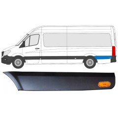 Aizmugurējā spārna sānu josla aiz riteņa ar lukturi priekš Mercedes Sprinter 2006-2018 / Kreisā / Komplekts 9059