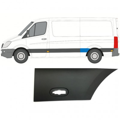 Aizmugurējā spārna sānu josla priekš Mercedes Sprinter 2006- / Kreisā 7993