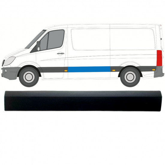 Sānu josla priekš Mercedes Sprinter 2006- / Kreisā 7995