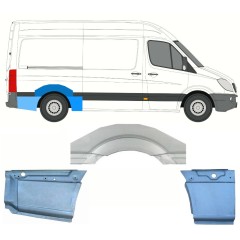 Aizmugurējā arka priekš Mercedes Sprinter 2006-2018 / Labā / Komplekts 8715