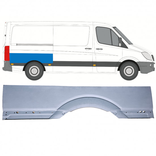 Aizmugurējā arka daļa liela priekš Mercedes Sprinter 2006-2018 / Labā 12972