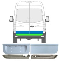 Aizmugurējo durvju panelis priekš Volkswagen Crafter 2005-2017 / Kreisais+Labais 17175