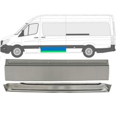 Bīdāmo durvju apakšējā loksne priekš Mercedes Sprinter 2006-2018 / Kreisā / Komplekts 11270