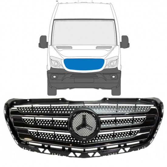 Režģis priekš Mercedes Sprinter 2013-2018 8419