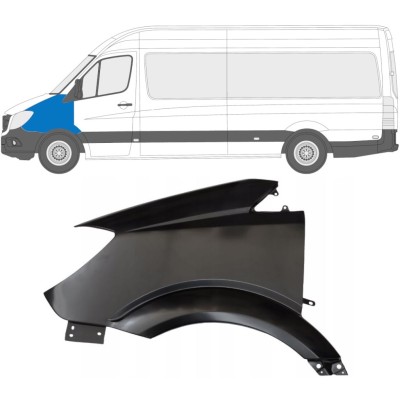 Priekšējais spārns priekš Mercedes Sprinter 2006-2018 / Kreisā 14947