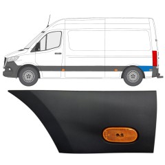 Aizmugurējā spārna sānu josla ar lukturi priekš Mercedes Sprinter 2018- / Kreisā / Komplekts 12967