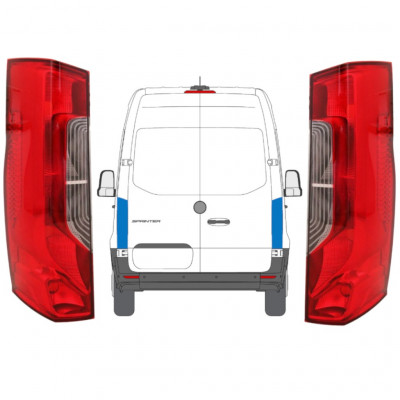 Aizmugurējais lukturis priekš Mercedes Sprinter 2018- / Kreisais+Labais / Komplekts 12925