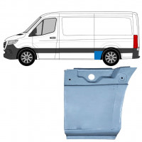 Aizmugurējā arka priekš Mercedes Sprinter 2018- / SWB / MWB / Standarta / Kreisā 8190