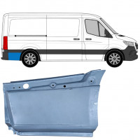 Aizmugurējā arka apakšējā daļa aiz riteņa priekš Mercedes Sprinter 2018- / SWB / MWB / Standarta / Labā 8187