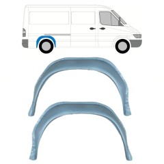 Aizmugurējā riteņa iekšējā arka priekš Mercedes Sprinter 1995-2006 / Kreisais = Labais (simetrisks) / Komplekts 10959