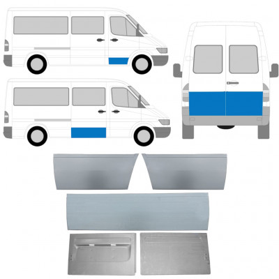 Durvju ārējā daļa priekš Mercedes Sprinter 1995-2006  / Komplekts 11320