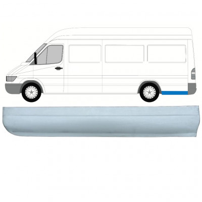 Aizmugurējā arka apakšējā daļa priekš Mercedes Sprinter 1995- / LWB / Kreisā 8141