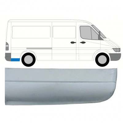 Aizmugurējā arka apakšējā daļa priekš Mercedes Sprinter 1995- / MWB / Labā 8144
