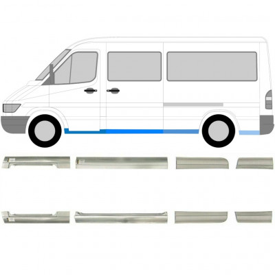 Remontdaļu komplekts priekš Mercedes Sprinter 1995- / MWB / Kreisais+Labais /  6755