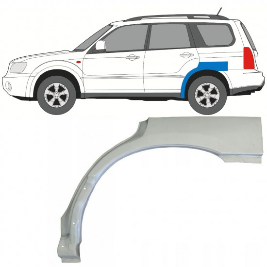 Aizmugurējā arka priekš Subaru Forester Sg 2002-2008 / Kreisā 5279