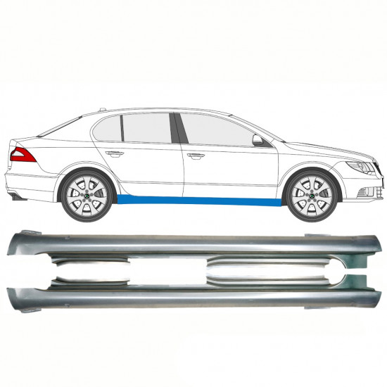 Slieksnis priekš Skoda Superb 2008-2015 / Kreisais+Labais / Komplekts 10759