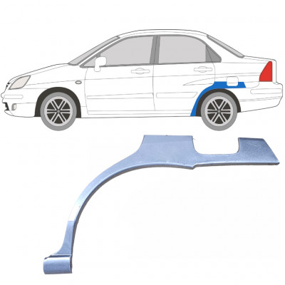 Aizmugurējā arka priekš Suzuki Liana 2001-2007 / Kreisā 5204