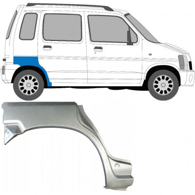 Aizmugurējā arka priekš Suzuki Wagon R+ 1993-2000 / Labā 7037