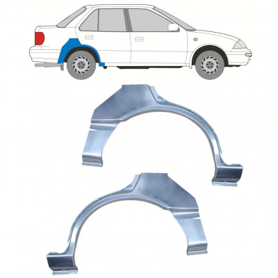 Aizmugurējā arka priekš Suzuki Swift 1988-2004 / Kreisā / Labā / Kreisā / Labā / SEDAN 12769