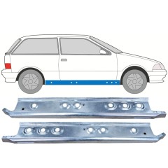 Iekšējais slieksnis priekš Suzuki Swift 1988-2004 / Kreisā / Labā / Komplekts 12824