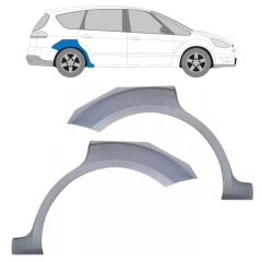 Aizmugurējā arka priekš Ford S-MAX 2006-2015 / Kreisais+Labais / Komplekts 15174