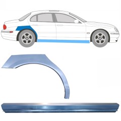 Slieksnis + aizmugurējā spārna daļa priekš Jaguar S-Type CCX 1999-2007 / Labā / Komplekts 12623