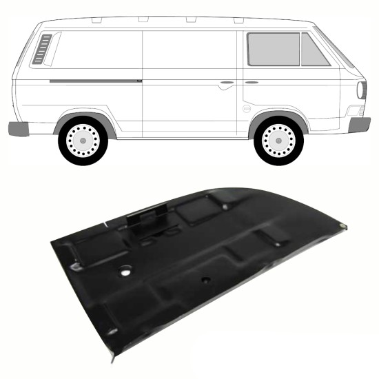 Akumulatora pamatnes plāksne priekš Volkswagen Transporter T3 1979-1992 10808
