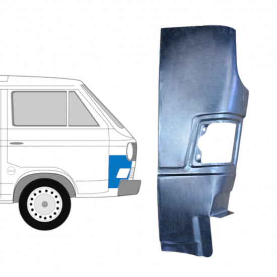 Priekšējais stūris priekš VW Transporter T3 1979-1992 / Labā 8162