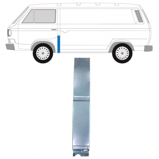 Centrālais statnis priekš VW Transporter T3 1979-1992 / Kreisā 11626