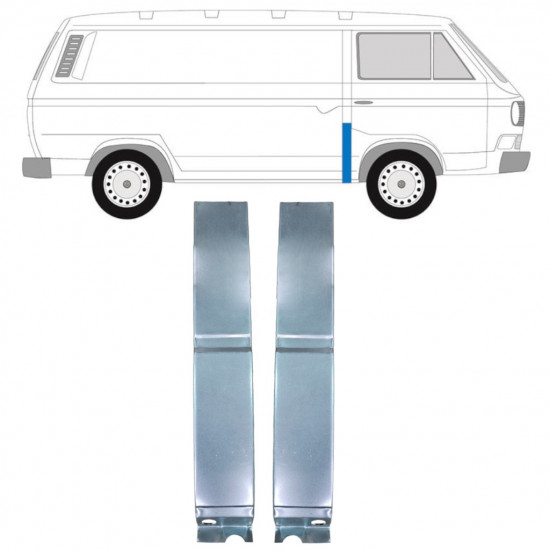 Centrālais statnis priekš VW Transporter T3 1979-1992 / Komplekts 11627