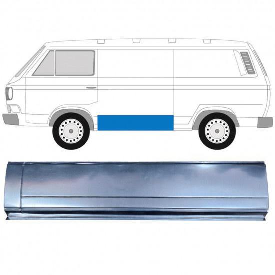 Sānu ārējā daļa priekš VW Transporter T3 1979-1992  / Kreisā 11634