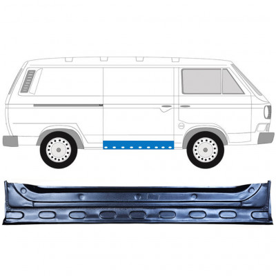 Bīdāmo durvju iekšējā daļa priekš VW Transporter T3 1979-1992 / Labā 11635