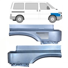 Priekšējā spārna daļa priekš Volkswagen Transporter T4 1996-2003 / Kreisais+Labais / Komplekts 10525