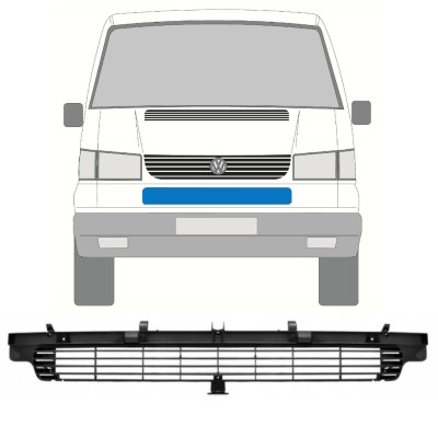 Apakšējais režģis priekš Volkswagen Transporter T4 1996-2003 16237
