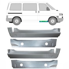 Priekšējais iekšējais un ārējais slieksnis priekš Volkswagen Transporter T4 1990-2003 / Komplekts 9907