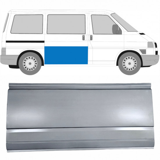 Bīdāmo durvju apakšējā loksne priekš VW Transporter T4 1990-2003 / Labā 12626