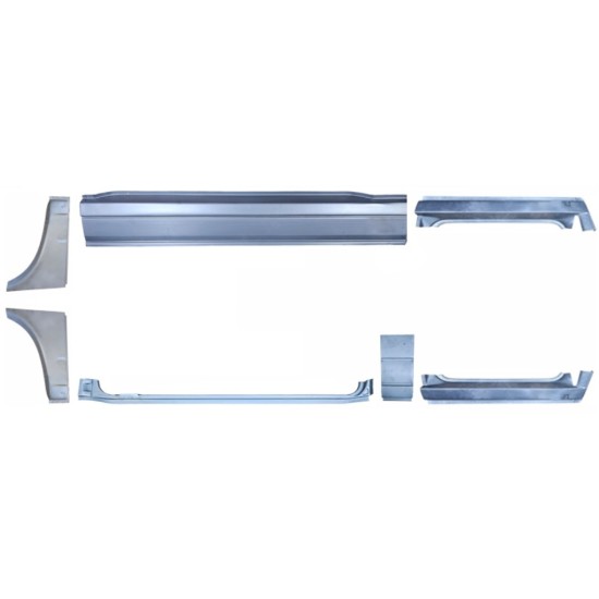 Remontdaļu komplekts priekš Volkswagen Transporter T4 1990-2003 / Kreisā / Labā / 14700