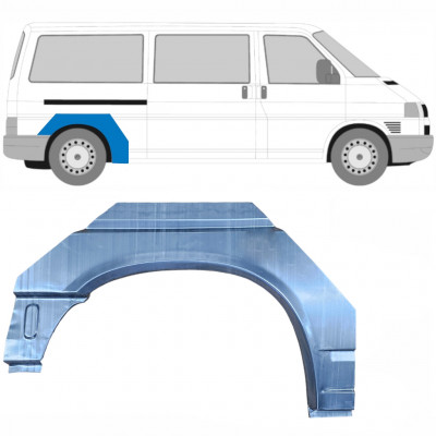 Aizmugurējā arka priekš VW Transporter T4 1990-2003 / LWB / Labā 5353