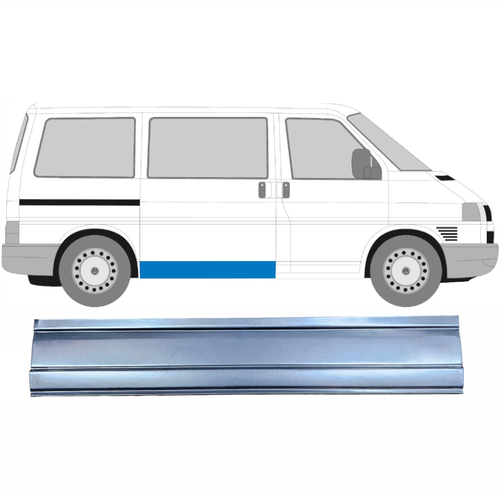 Bīdāmo Durvju Ārējā Daļa Priekš Volkswagen Transporter T4 1990-2003 / Labā 5364
