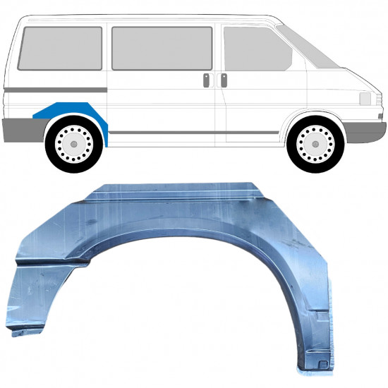 Aizmugurējā arka priekš VW Transporter T4 1990-2003 / SWB / Labā 5350