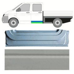 Aizmugurējo durvju iekšējā un ārējā daļa priekš Volkswagen Transporter T5 2003-2015 / Kreisā / Komplekts 16877
