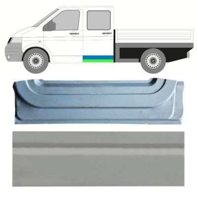 Aizmugurējo durvju iekšējā un ārējā daļa priekš Volkswagen Transporter T5 2003-2015 / Kreisā / Komplekts 16877
