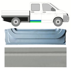 Aizmugurējo durvju iekšējā un ārējā daļa priekš Volkswagen Transporter T5 2003-2015 / Labā / Komplekts 16876