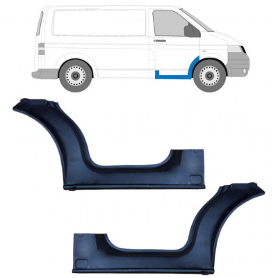 Priekšpuse durvju slieksnis  priekš VW Transporter T5 2003-2015 / Kreisais+Labais / Komplekts 9457